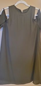 Everly Dress, Medium, Olive Green